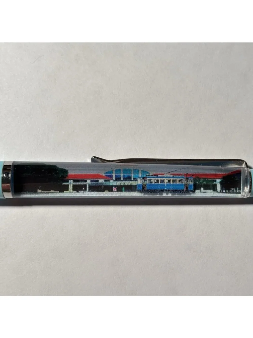 Deutsches Museum Verkehrszentrum Germany Floaty Pen Trolley Tram Car Collectible